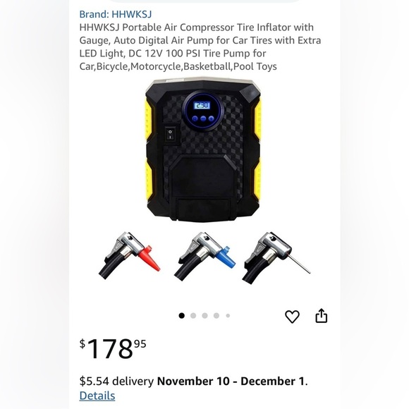 AUPERTO Air Compressor with Digital Display - Picture 4 of 5